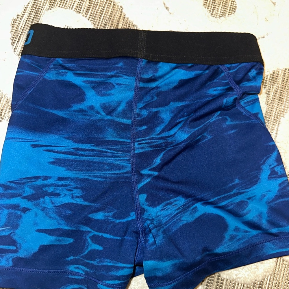 Nike Pro Dri-FIT Blue Athletic Shorts XS - Picture 4 of 4